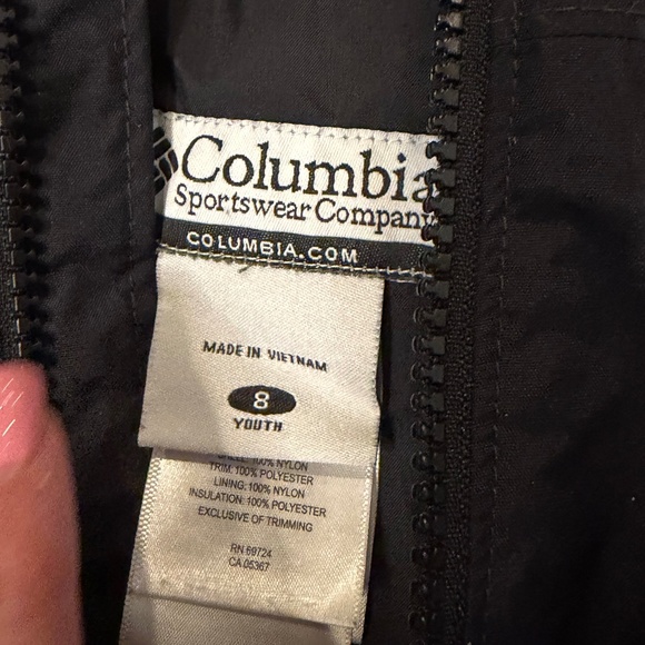 Columbia Ski Bibs BOYS 8  BLK - Picture 10 of 10